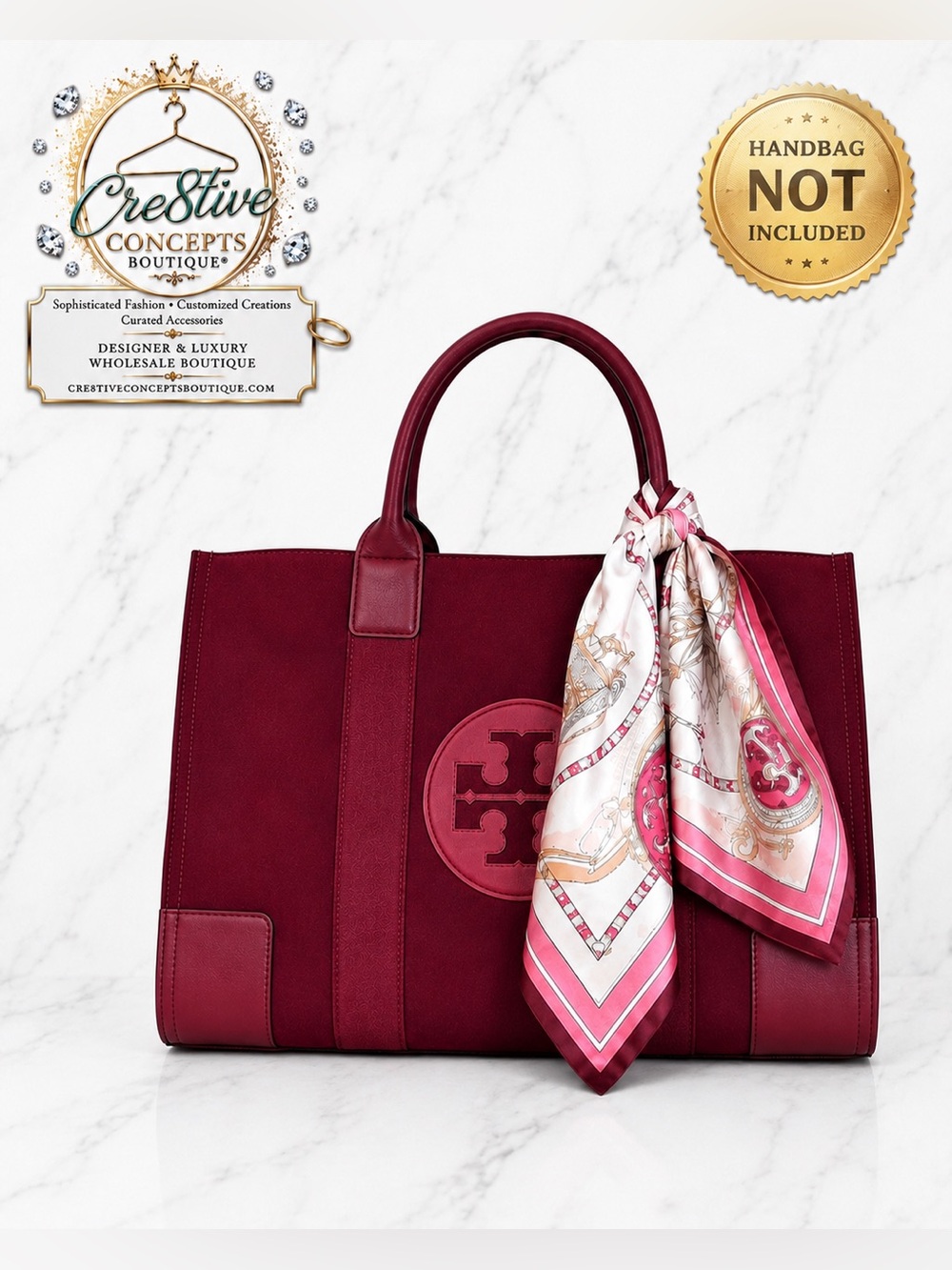Luxurious, Satin Handbag/Shawl or Scarf Silky Square Versatile-Pink/Burg